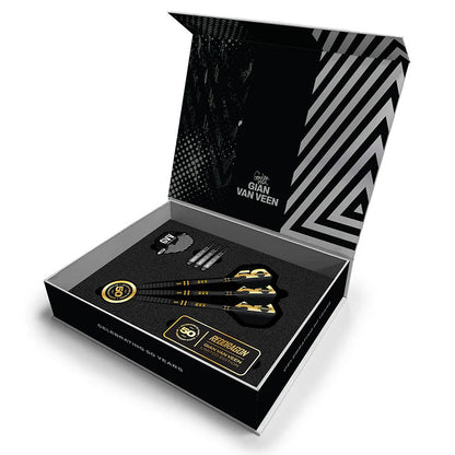 Red Dragon Gian van Veen 50 Years Limited Edition 90% Tungsten Steel Tip Darts