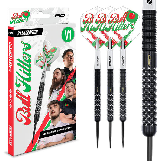 Red Dragon Bullhitters 90 percent tungsten steel tip darts designed for accuracy and control | Deadeye Darts