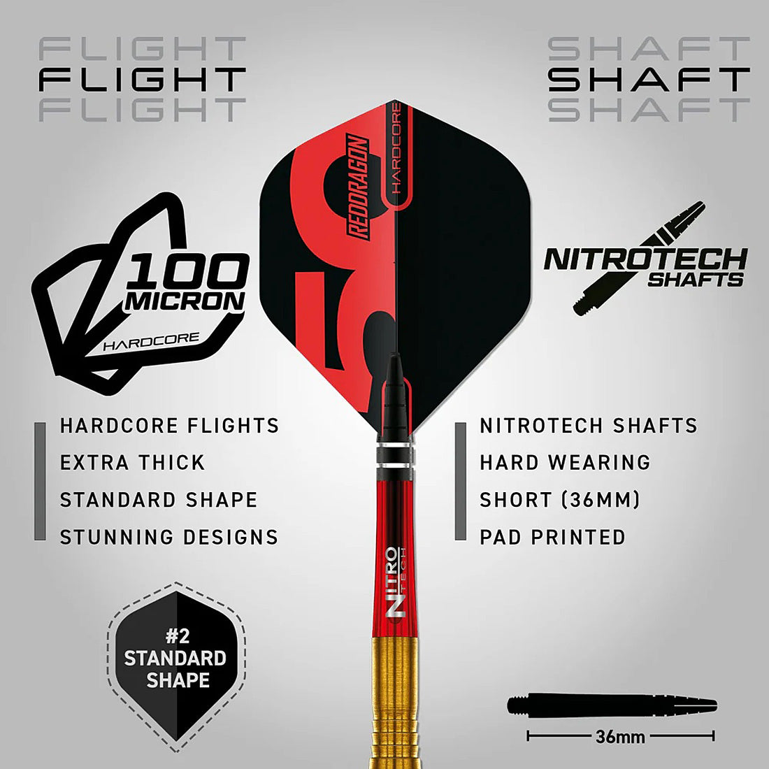 Red Dragon Golden Virgin 5 95% Tungsten Steel Tip Darts