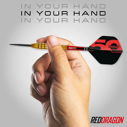 Red Dragon Golden Virgin 5 95% Tungsten Steel Tip Darts