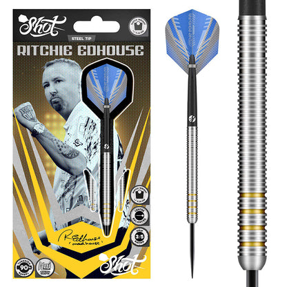 Shot Ritchie Edhouse Core 90 percent tungsten steel tip darts designed for precision and control | Deadeye Darts