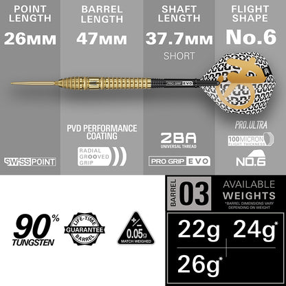 Target Bolide Envy 03 90% Swiss Point Darts