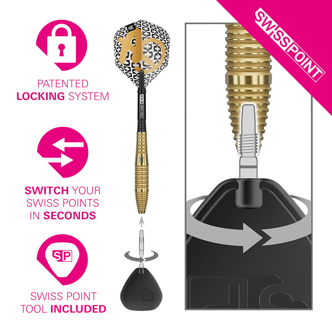 Target Bolide Envy 05 90% Swiss Point Darts