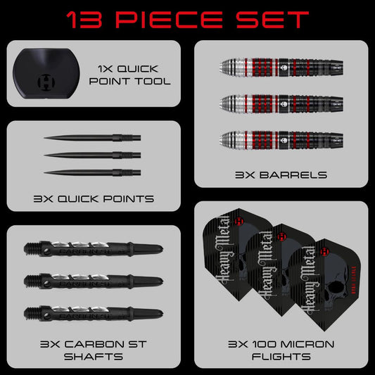 Harrows Ryan Searle Series 2 90% Tungsten QP Steel Tip Darts