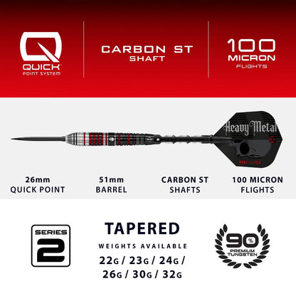 Harrows Ryan Searle Series 2 90% Tungsten QP Steel Tip Darts
