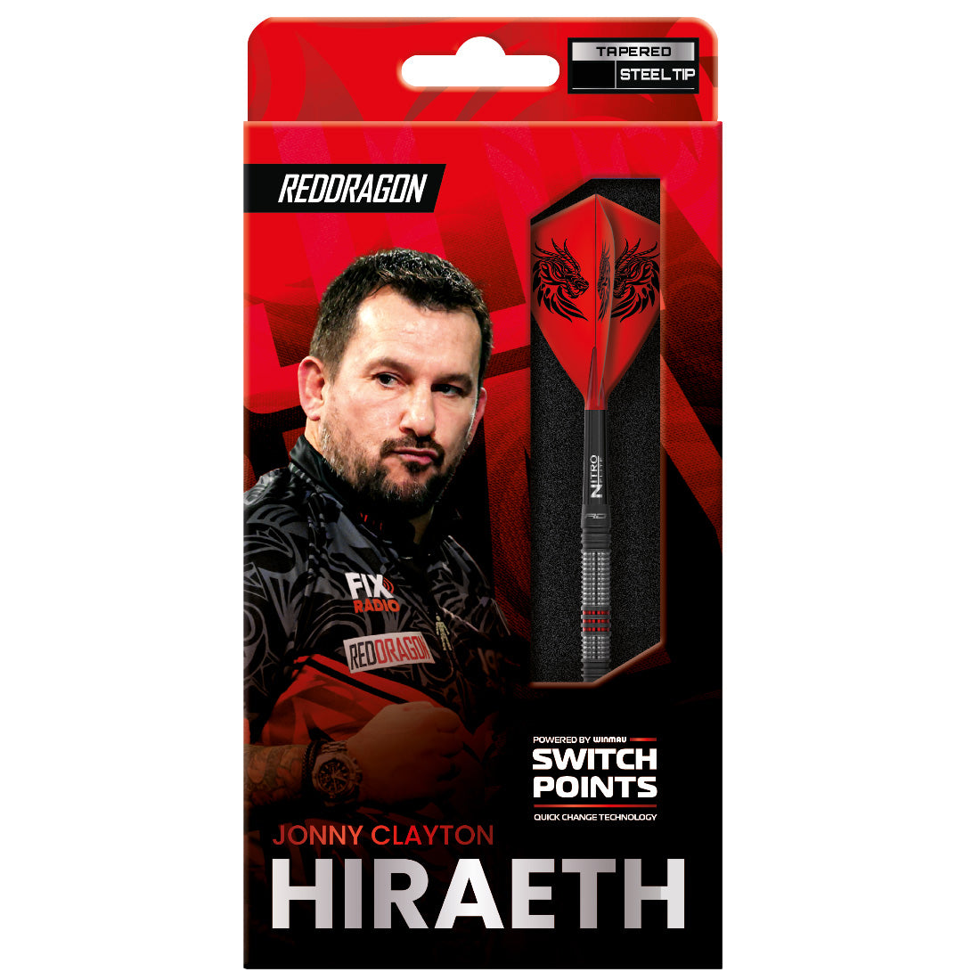 Red Dragon Jonny Clayton Hiraeth Switch Point Darts