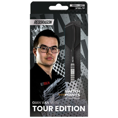 Red Dragon Gian van Veen Tour Edition Switch Point Darts