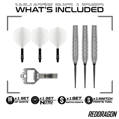 Red Dragon Luke Humphries TX1 Pioneer Switch Point Darts