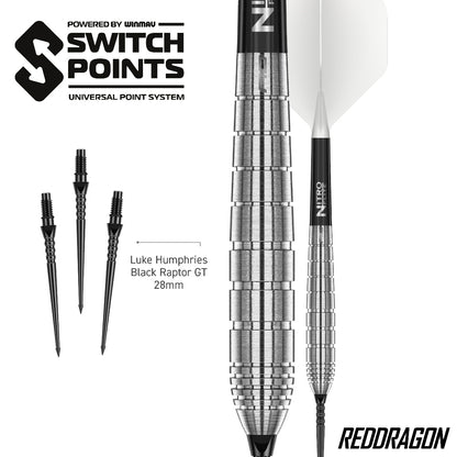 Red Dragon Luke Humphries TX1 Pioneer Switch Point Darts