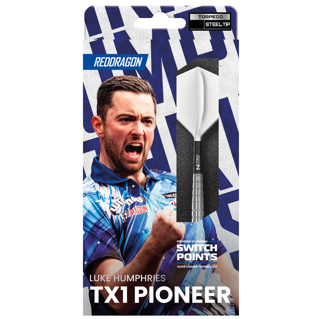 Red Dragon Luke Humphries TX1 Pioneer Switch Point Darts