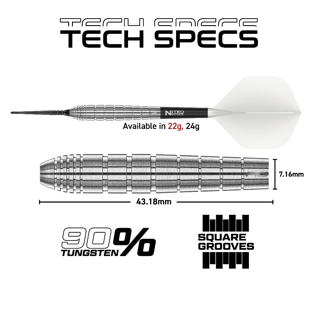Red Dragon Luke Humphries TX1 Pioneer Switch Point Darts