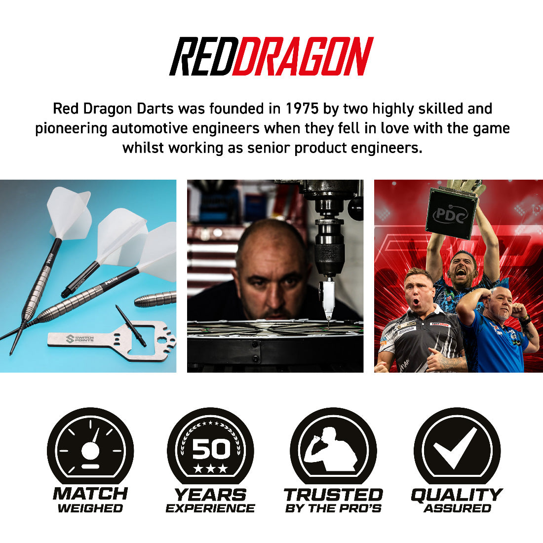 Red Dragon Luke Humphries TX1 Pioneer Switch Point Darts