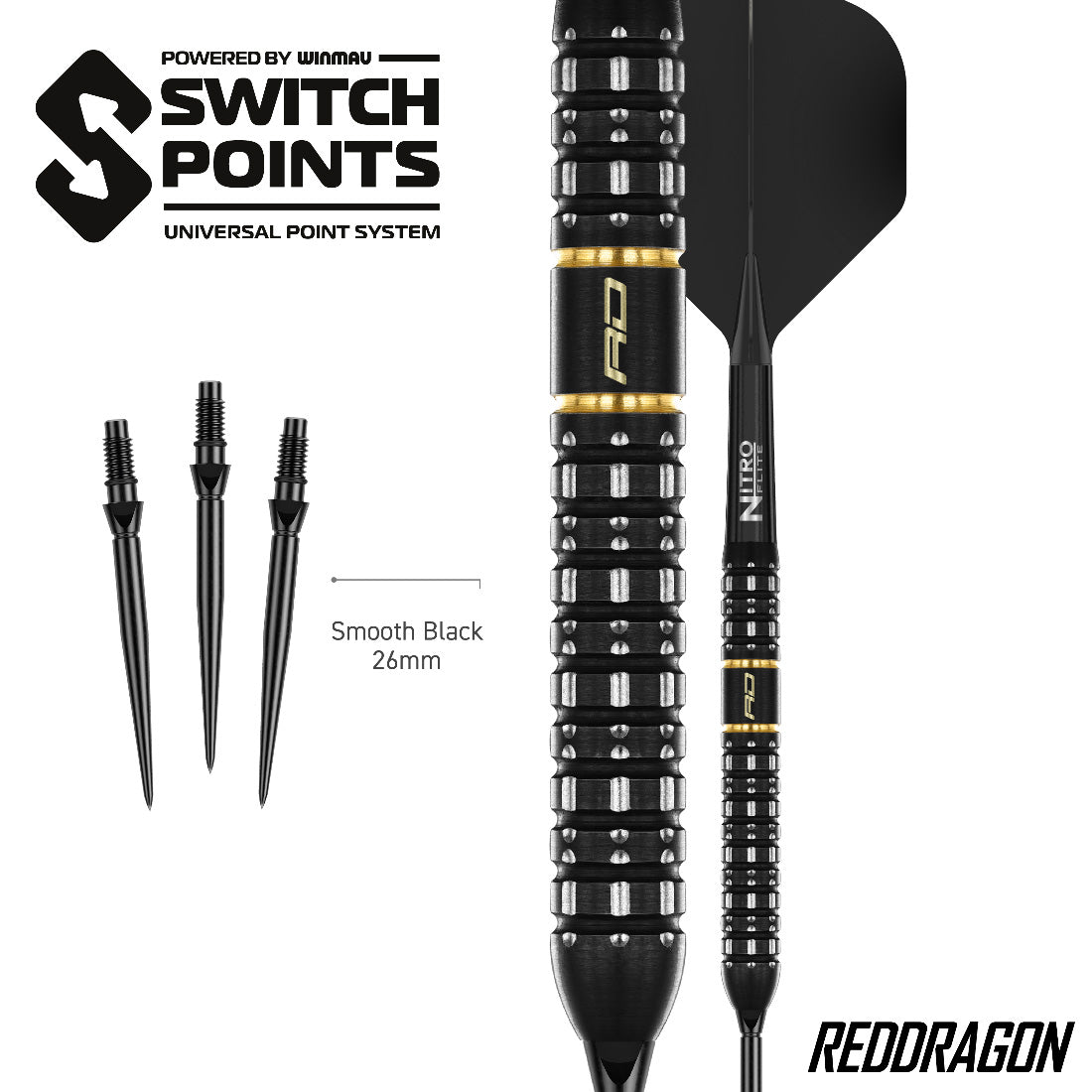 Red Dragon Ascend Parallel Switch Point Darts