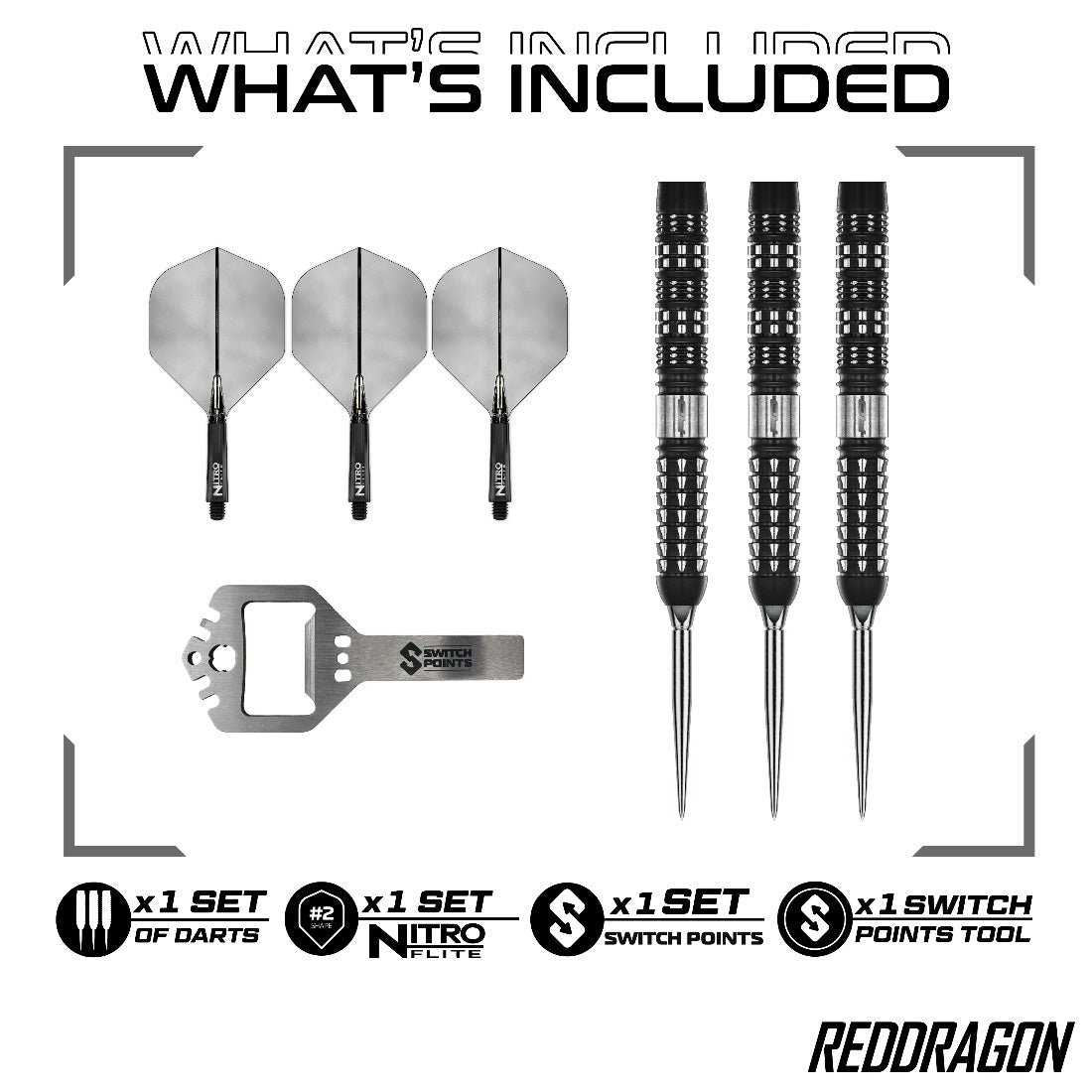 Red Dragon Recon Parallel Switch Point Darts