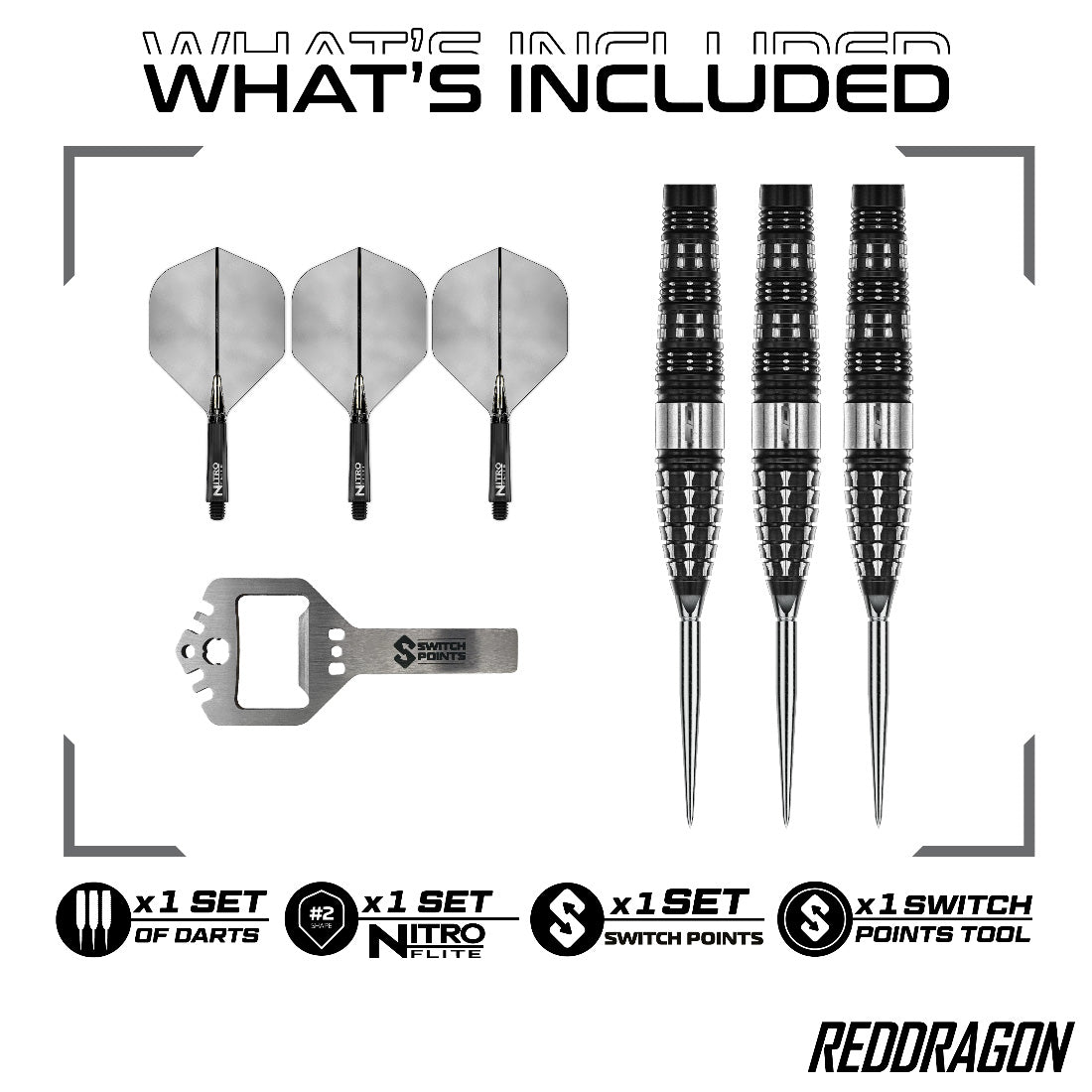 Red Dragon Recon Torpedo Switch Point Darts
