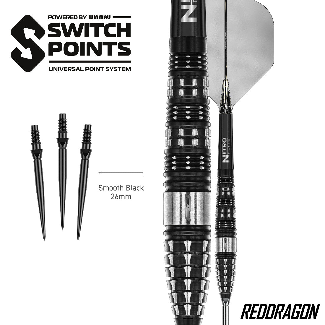 Red Dragon Recon Torpedo Switch Point Darts