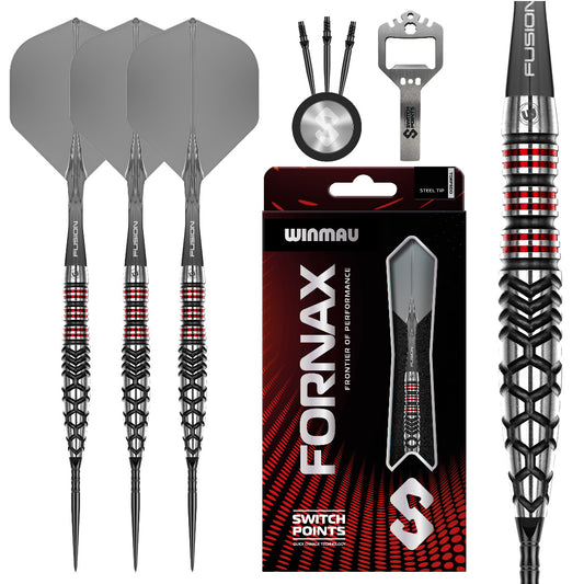 Winmau Fornax Torpedo Switch Point Steel Tip Darts