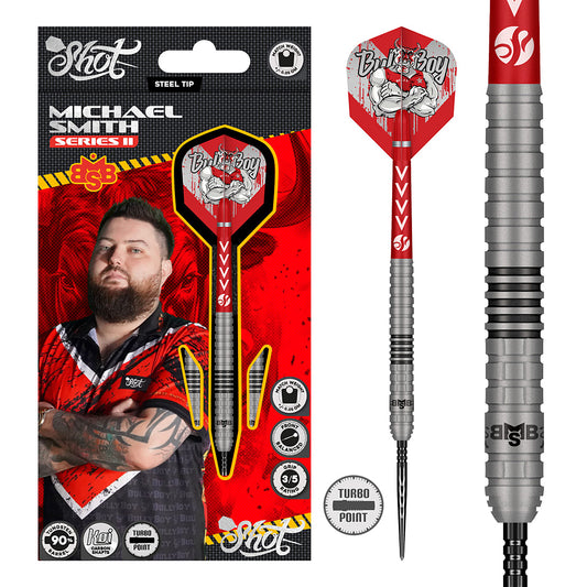 Shot Michael Smith Series II Turbo Point Darts