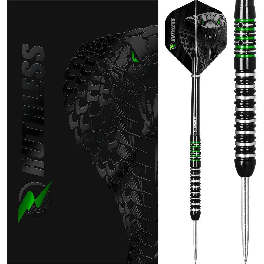 Ruthless Cobra 90% Tungsten Steel Tip Darts