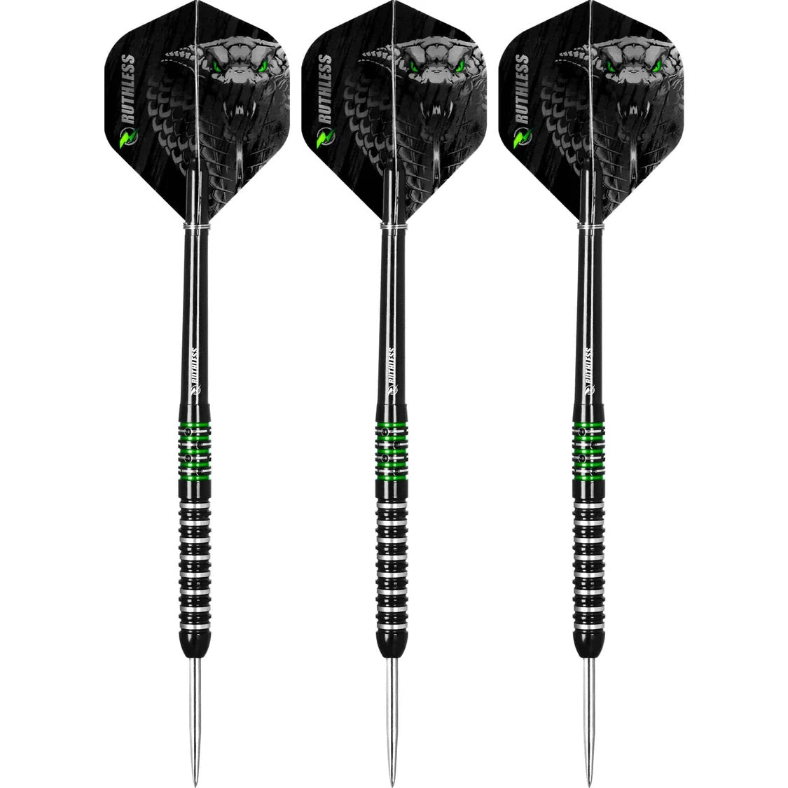 Ruthless Cobra 90% Tungsten Steel Tip Darts