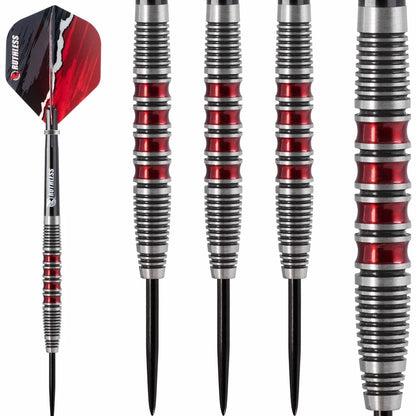 Ruthless Red Falcon 90% Tungsten Steel Tip Darts