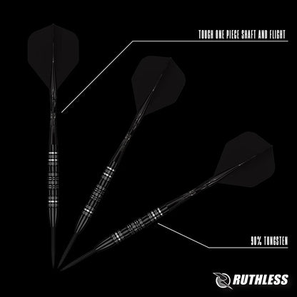 Ruthless Tornado 90% Tungsten Steel Tip Darts