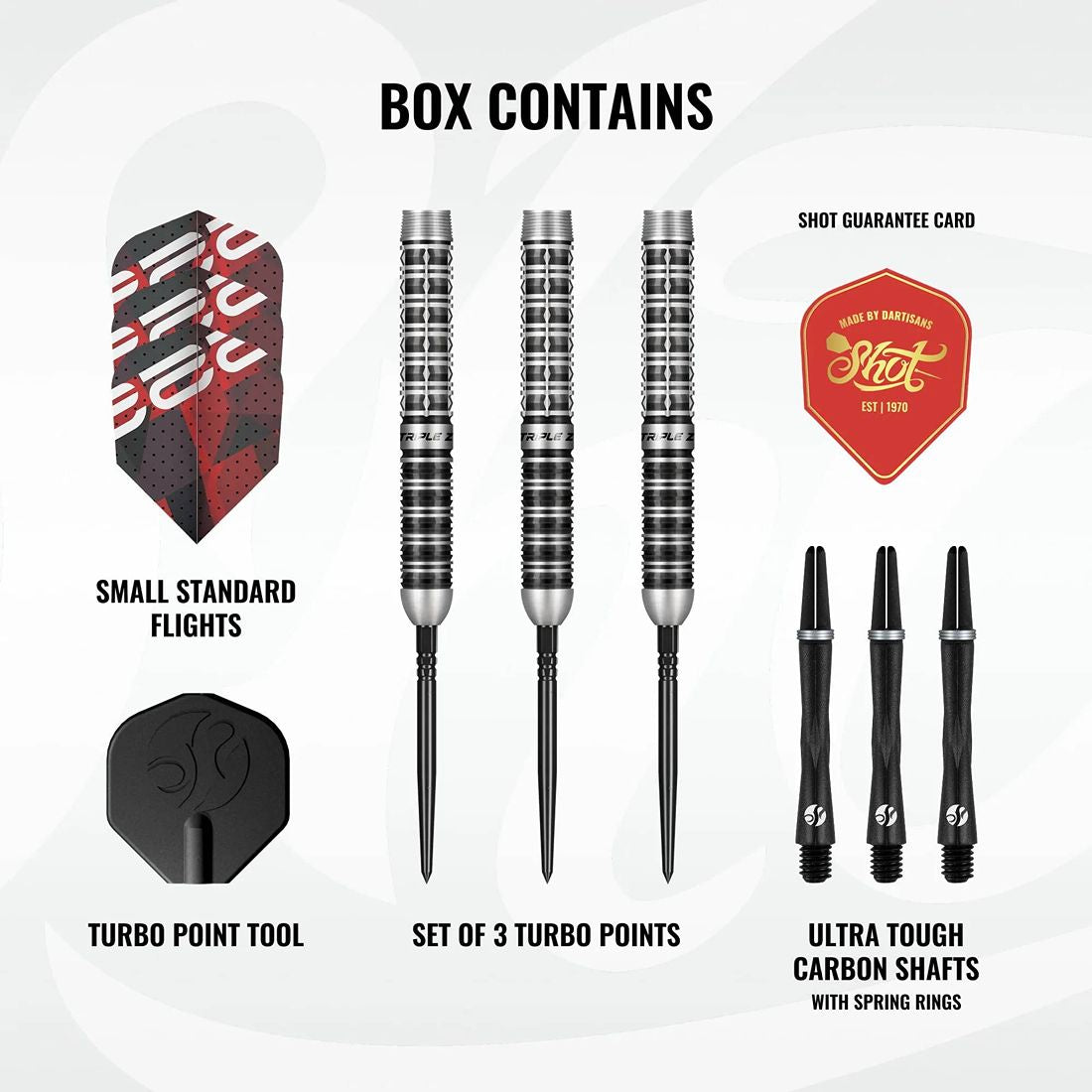 Shot Niels Zonneveld 2.0 Turbo Point 90% Tungsten Darts