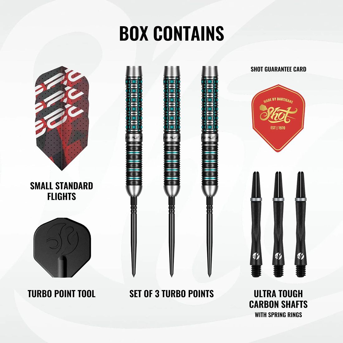 Shot Niels Zonneveld Turbo Point 23G 90% Tungsten Darts