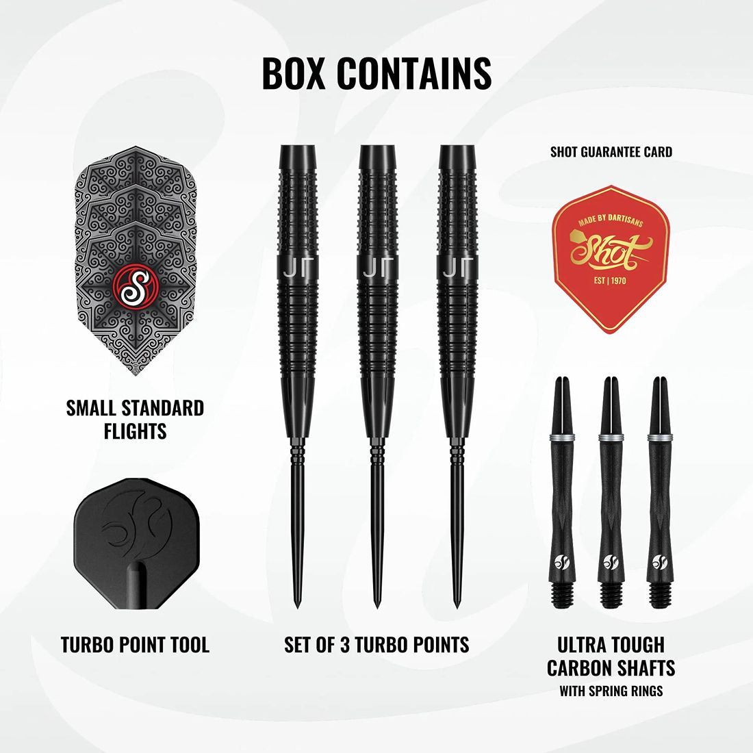 Shot Jonny Tata Turbo Point 24G 90% Tungsten Darts