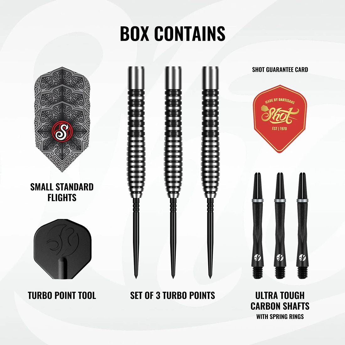 Shot Raymond Smith Turbo Point 22G 90% Tungsten Darts