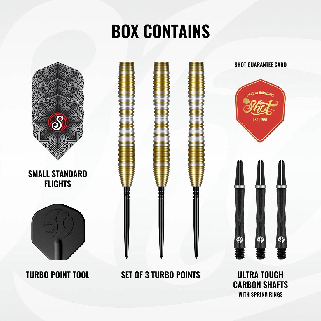Shot Alexander Merkx Turbo Point 23G 90% Tungsten Darts