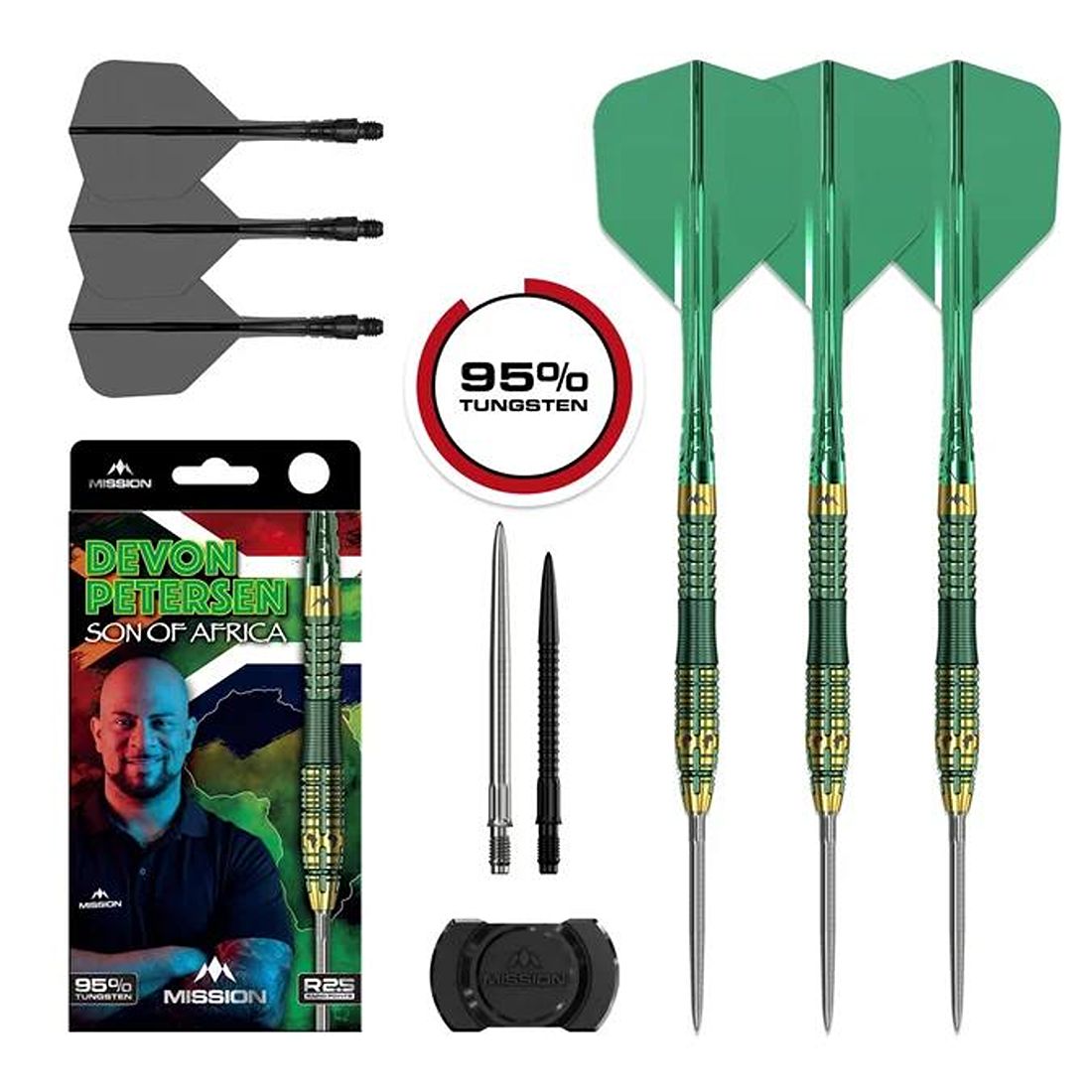 Mission Devon Petersen R2.5 95% Darts