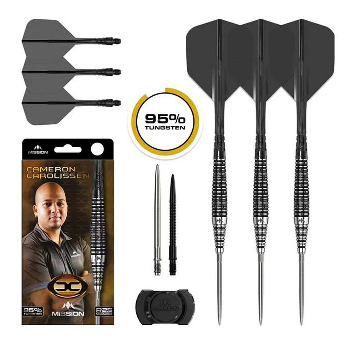 Mission Cameron Carolissen R2.5 95% Darts