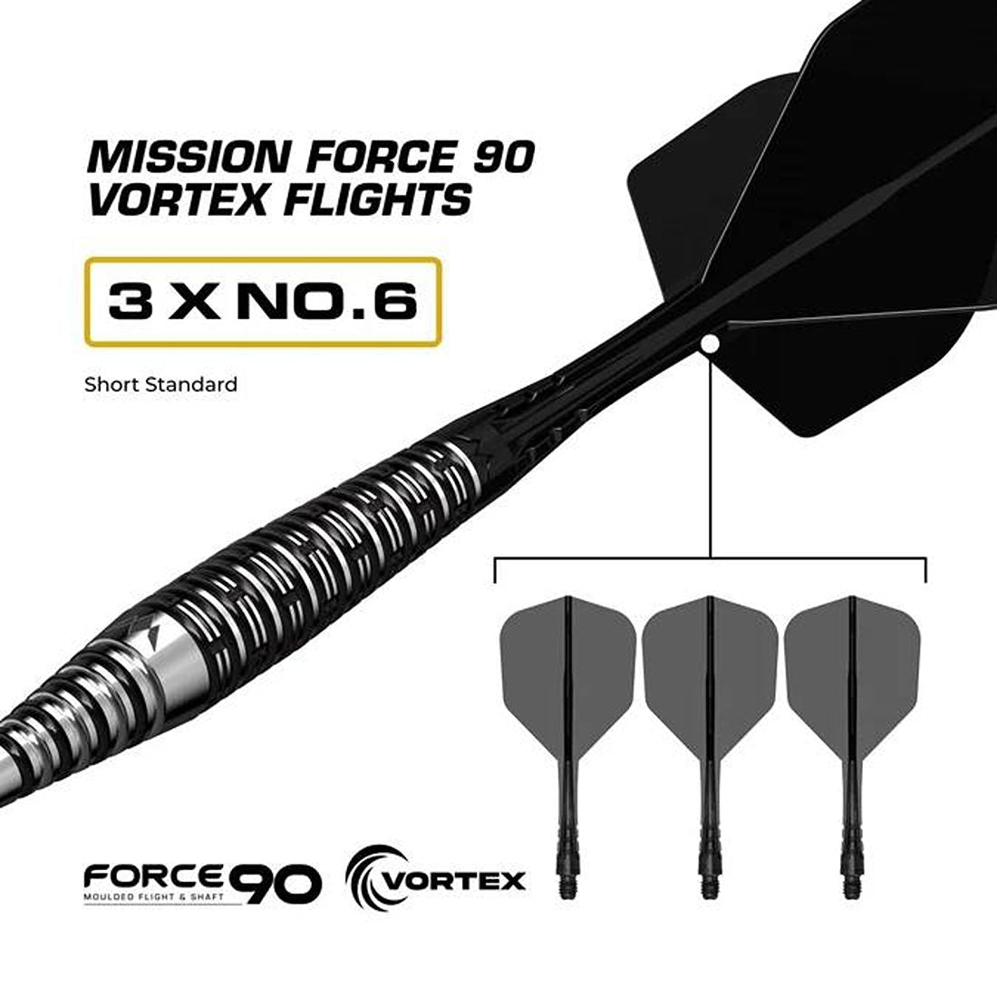 Mission Cameron Carolissen R2.5 95% Darts