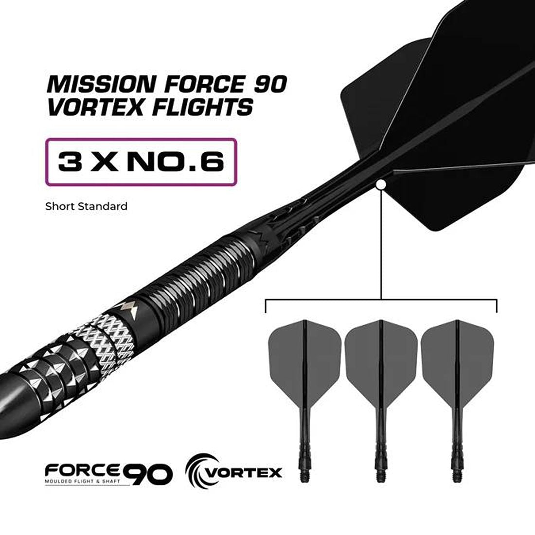 Mission Quantum R2.5 95% Darts