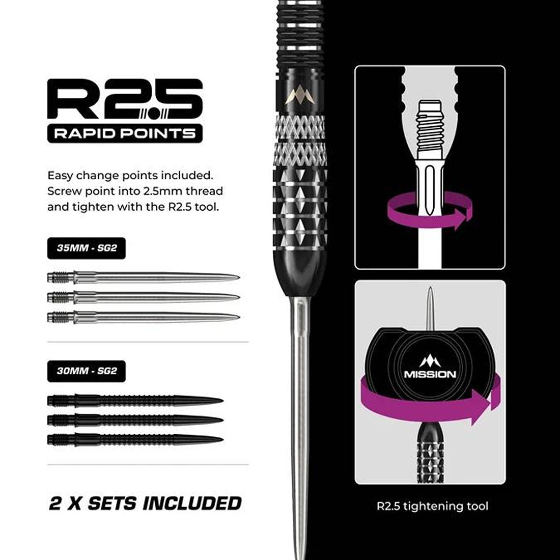 Mission Quantum R2.5 95% Darts