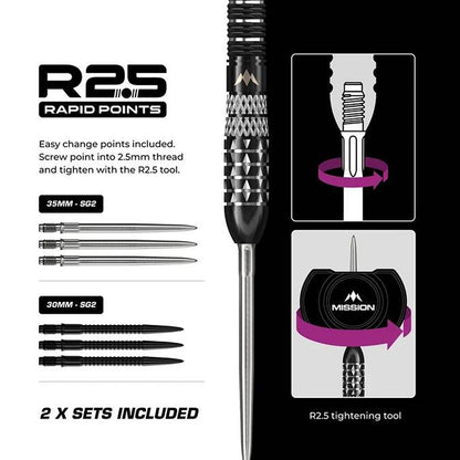 Mission Quantum R2.5 95% Darts