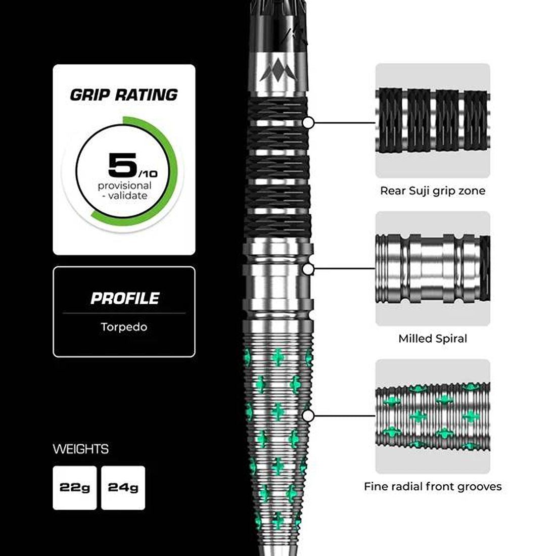Mission Mantis R2.5 95% Darts