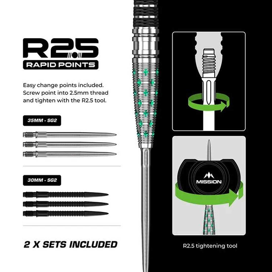 Mission Mantis R2.5 95% Darts