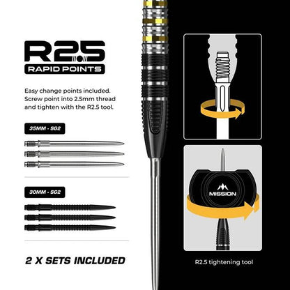 Mission Astro R2.5 95% Darts