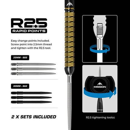 Mission Collab R2.5 95% Darts - Jake Kenyon