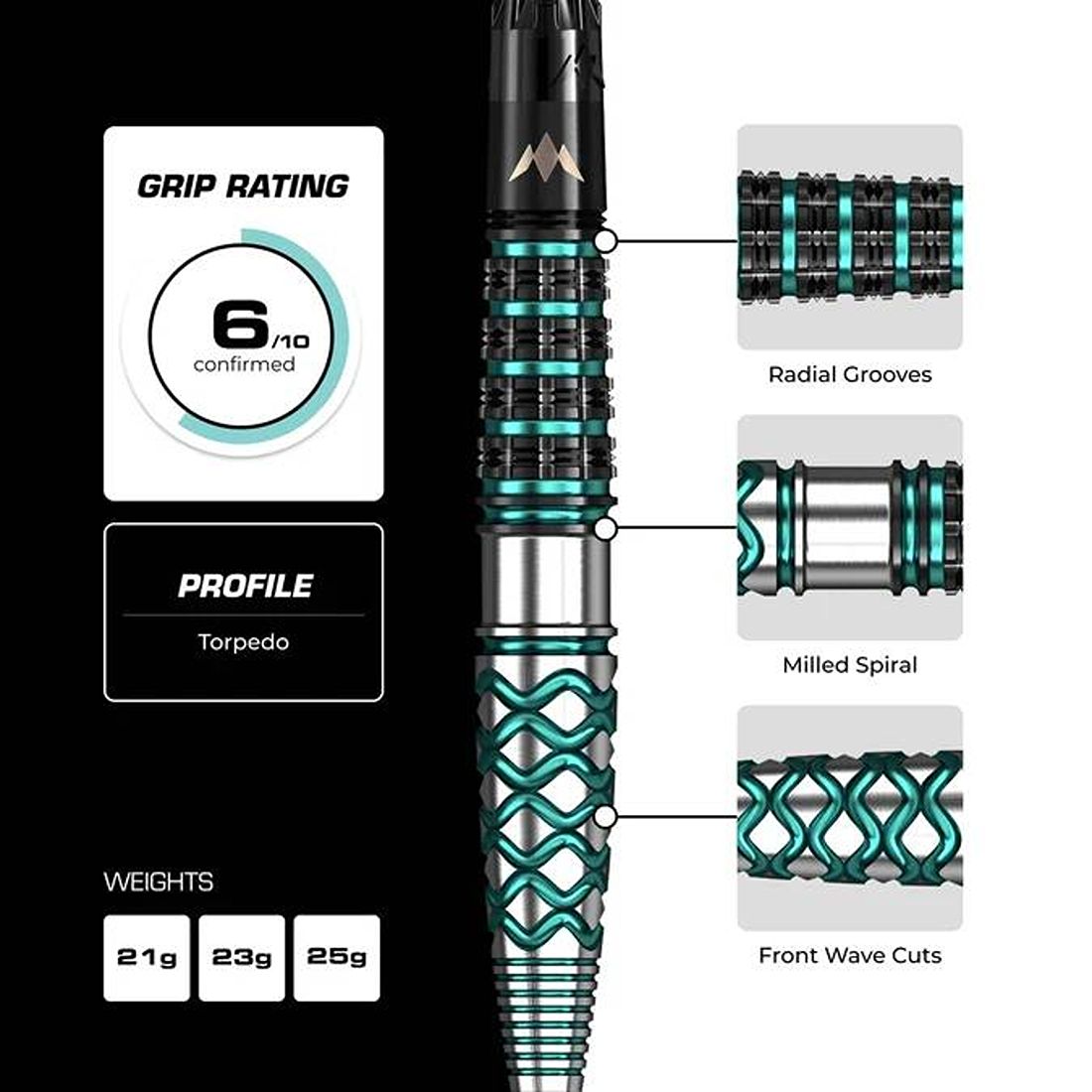 Mission Neptune R2.5 90% Darts