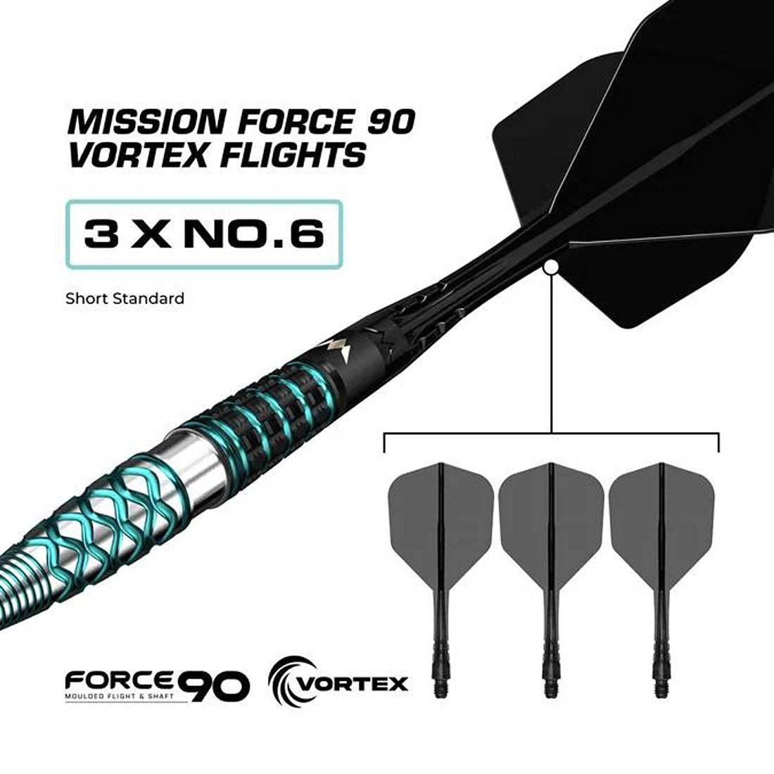 Mission Neptune R2.5 90% Darts