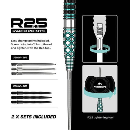 Mission Neptune R2.5 90% Darts