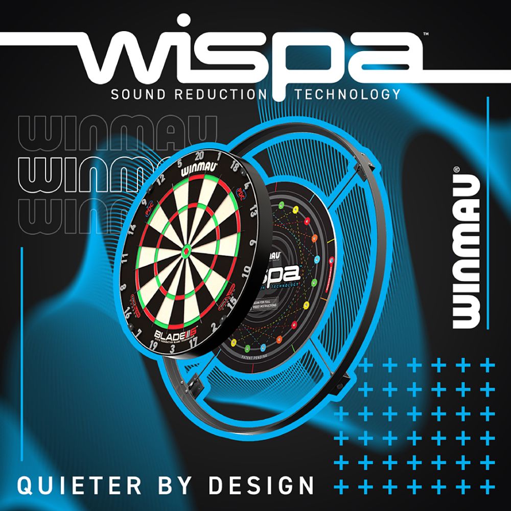 Wispa Sound Reduction System Silent Dartboard Setup | Universal Darts Wispa Sound Reduction System Silent Dartboard Setup | Universal Darts