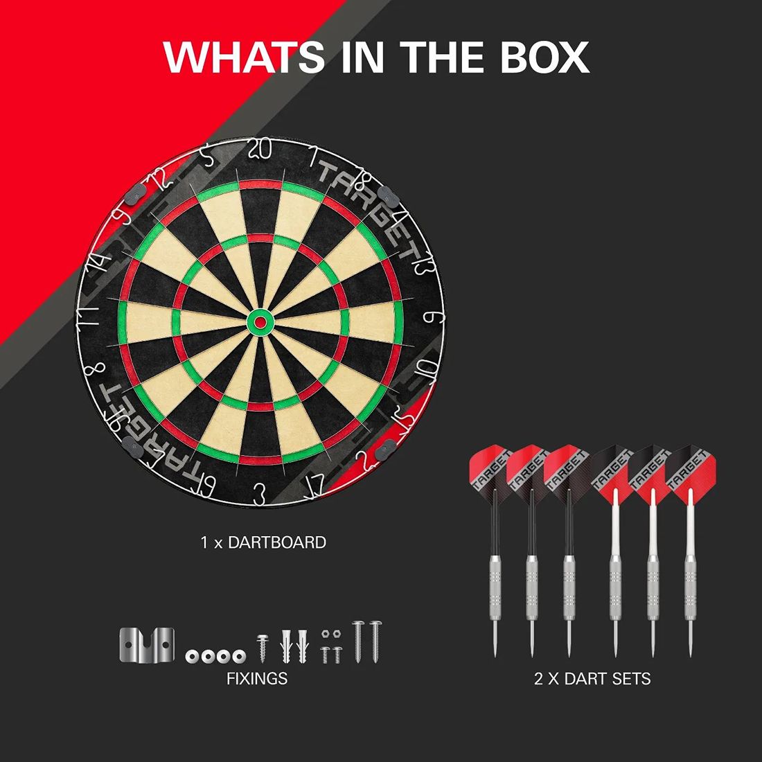 Target Rift Dartboard Set - Dart Set