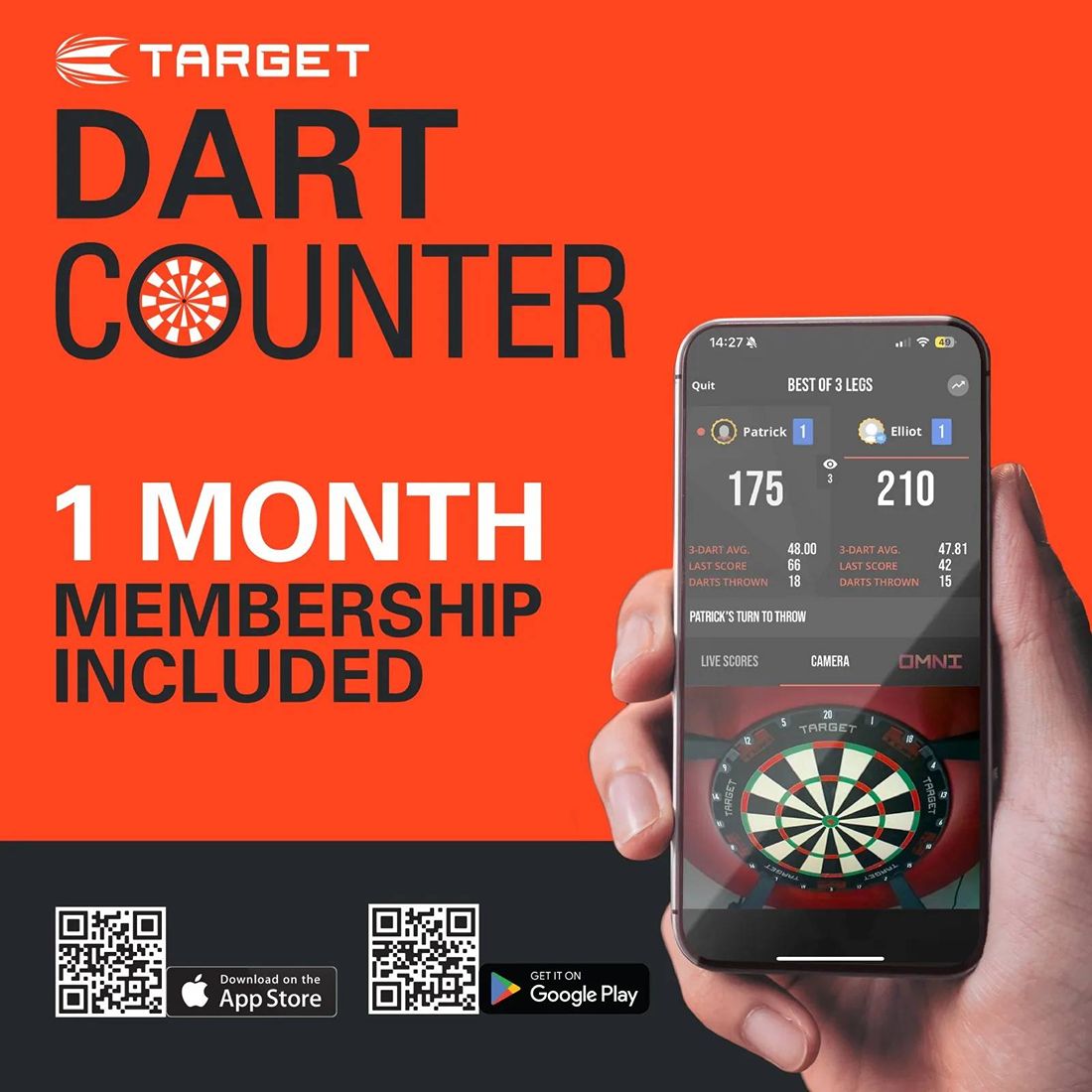 Target Rift Dartboard Set - Dart Set