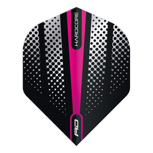 Hardcore Radical Flash Dart Flights - Pink