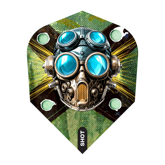 Shot Badlands Krush No6 Shape Dart Flights – precision flights 