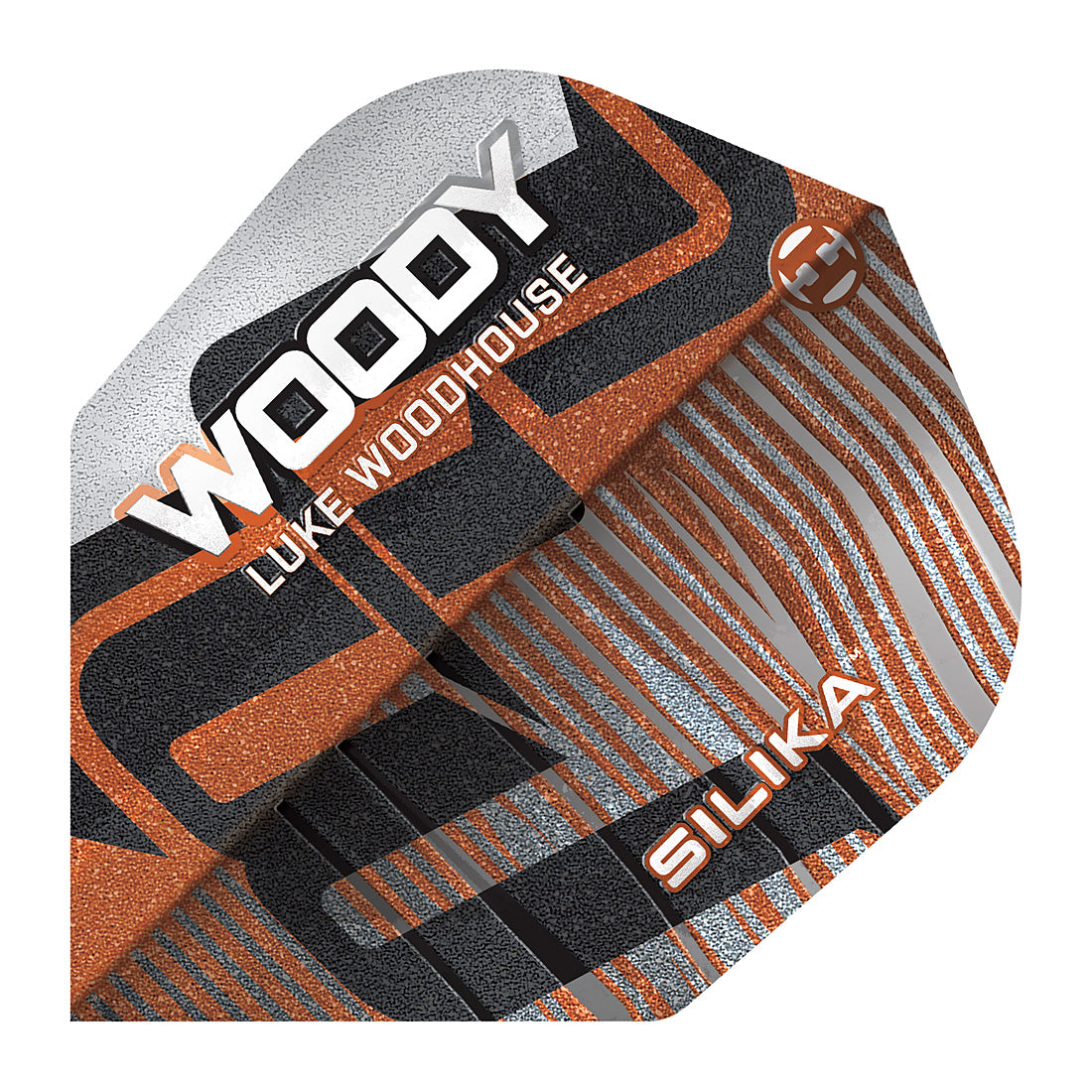 Harrows Silika Luke Woodhouse Series 3 No6 Shape Dart Flights – textured silica surface ensures consistent control and stability